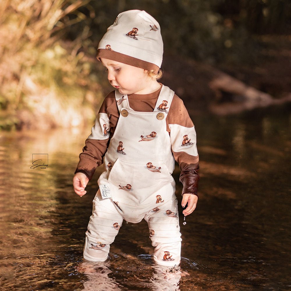 Fips der Vielfraß hell (Otter) | Jersey & French Terry (BIO)