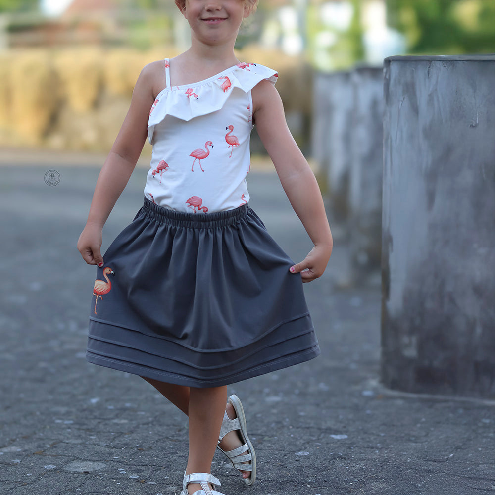 Jersey & French Terry (BIO) | Rosalie die Reizende hell (Flamingo)