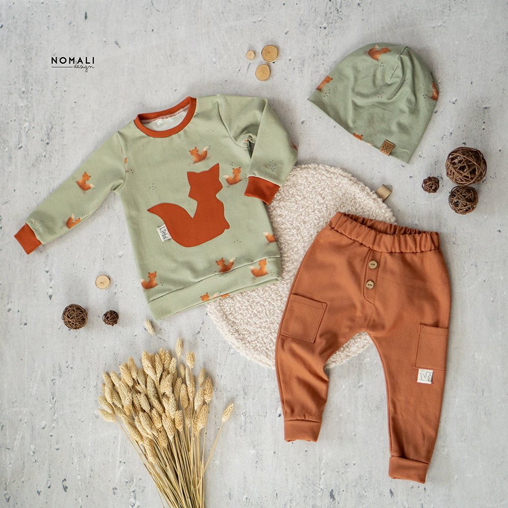 Rosti das Schlitzohr dunkel (Fuchs) |  Jersey & French Terry (BIO)