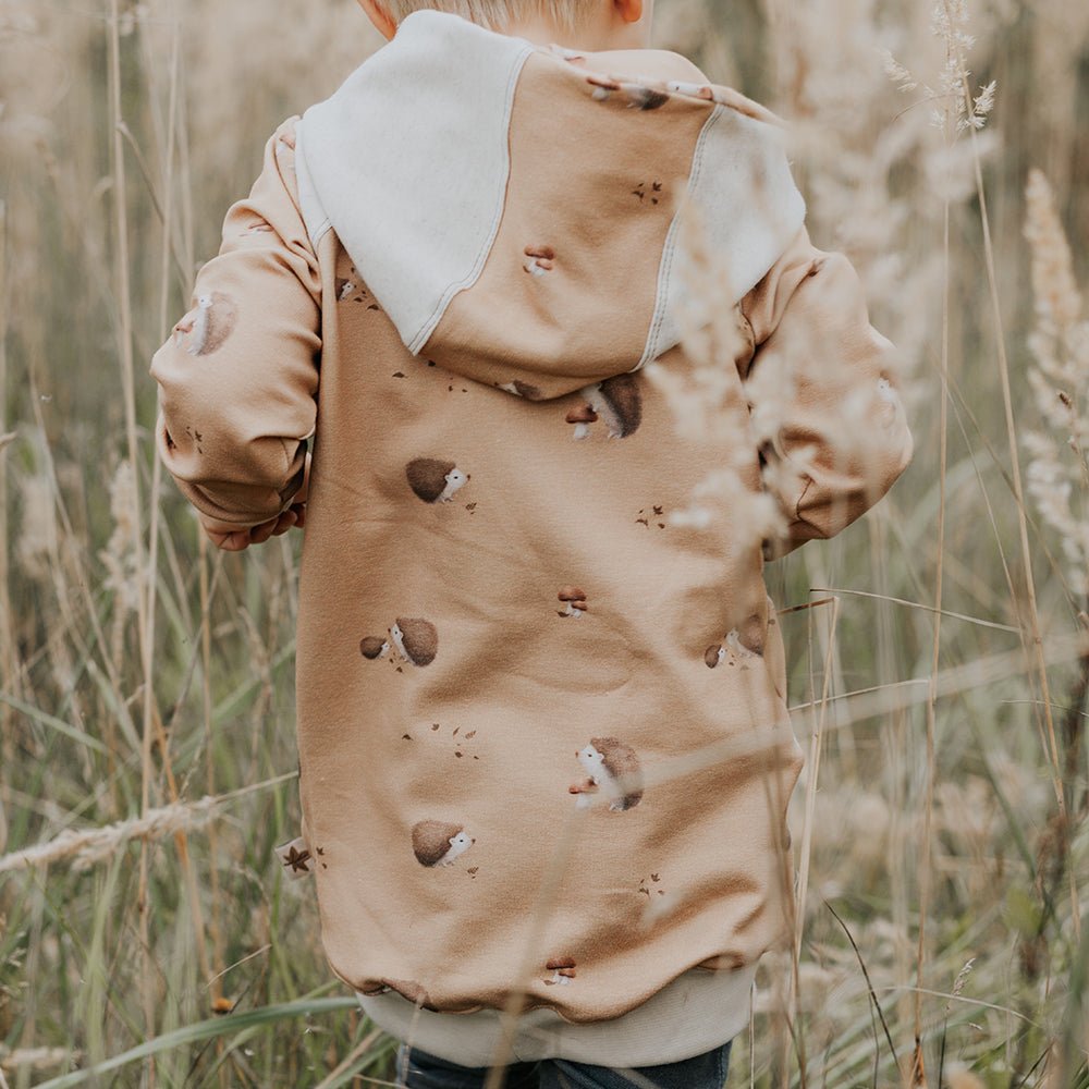 Spiky der Stachlige dunkel (Igel) | Jersey & French Terry (BIO)