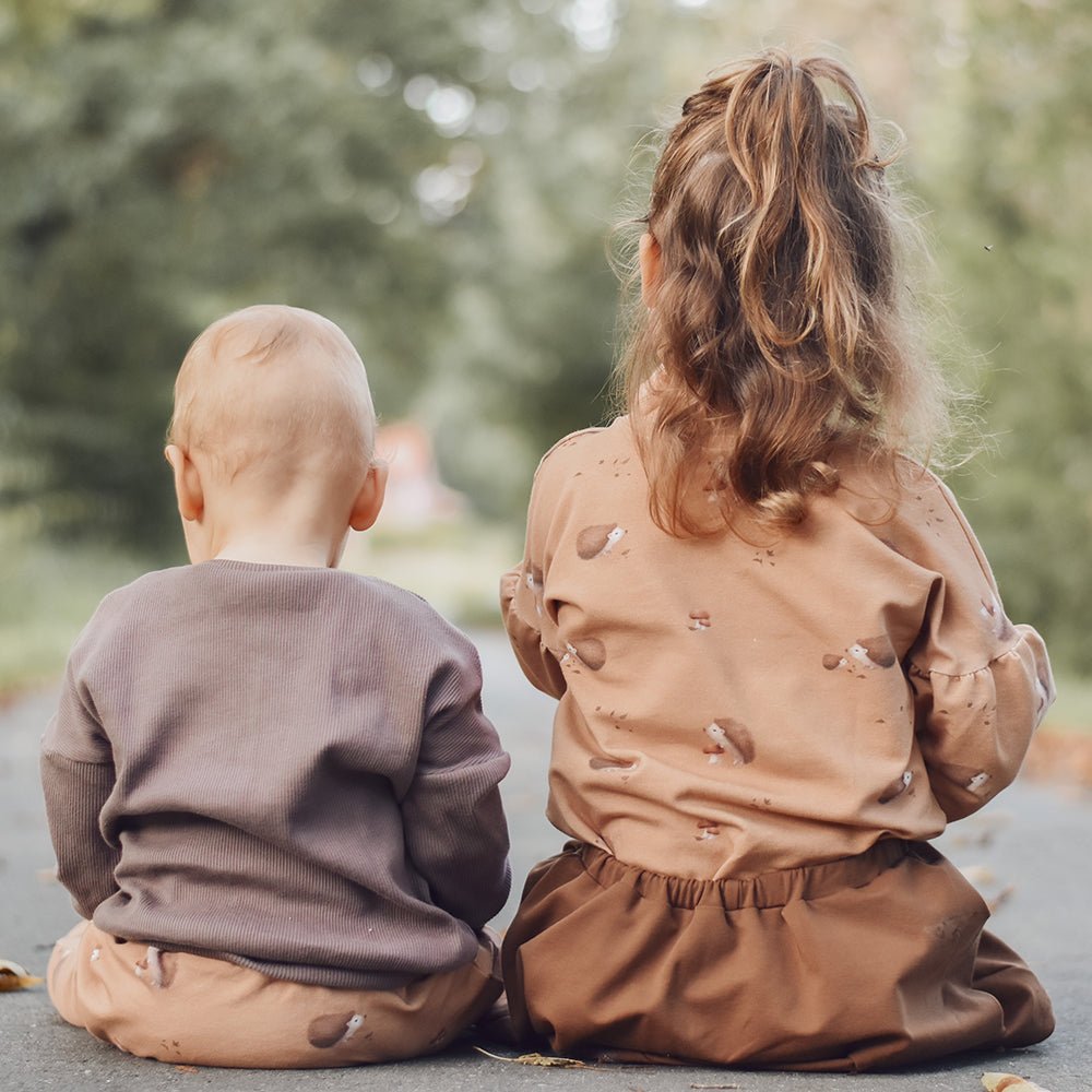 Spiky der Stachlige dunkel (Igel) | Jersey & French Terry (BIO)