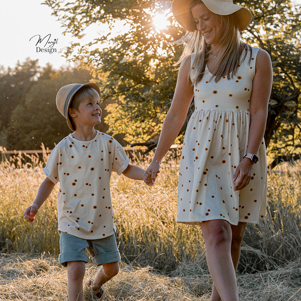 Sunny Sunflowers | Jersey & French Terry (BIO)