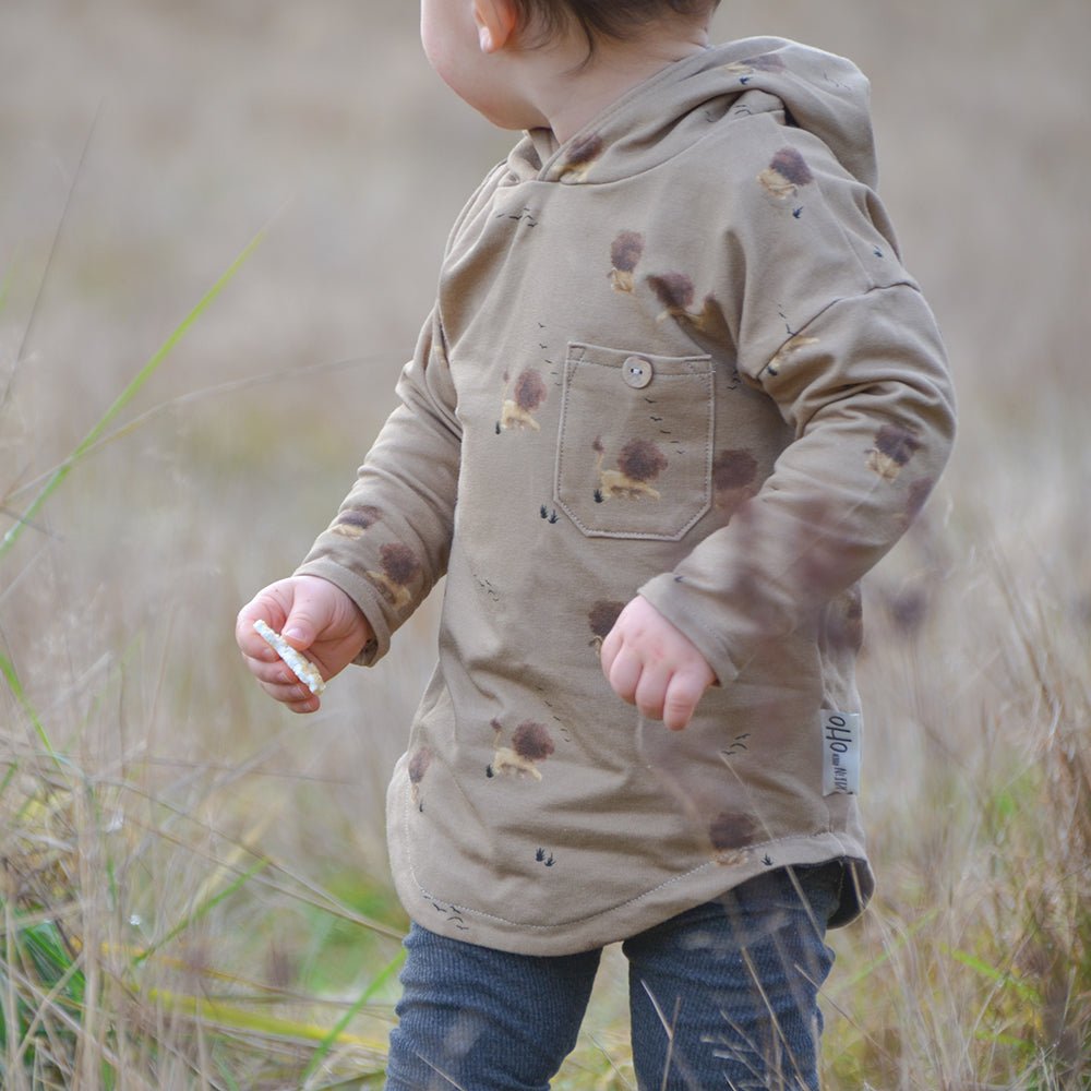 Theo der Tapsige dunkel (Löwe) | Jersey & French Terry (BIO)