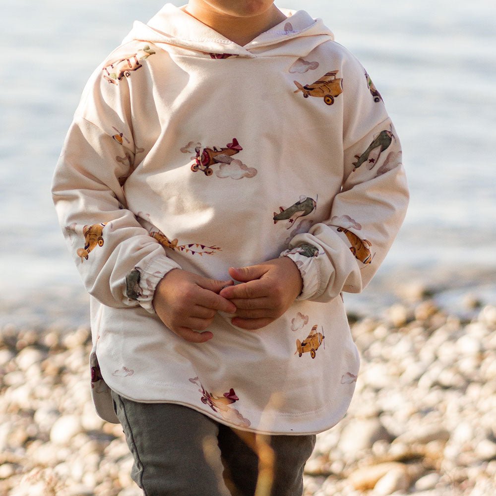 Überflieger hell (Flugzeug) | Jersey & French Terry (BIO)