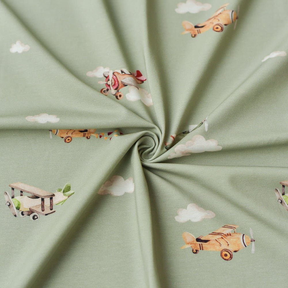 Überflieger dunkel (Flugzeug) | Jersey & French Terry (BIO)