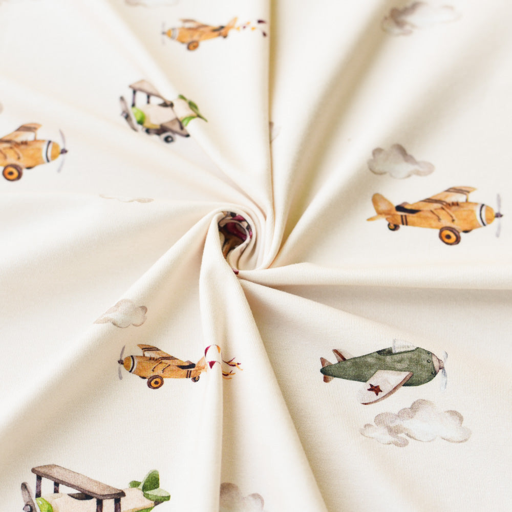 Überflieger hell (Flugzeug) | Jersey & French Terry (BIO)