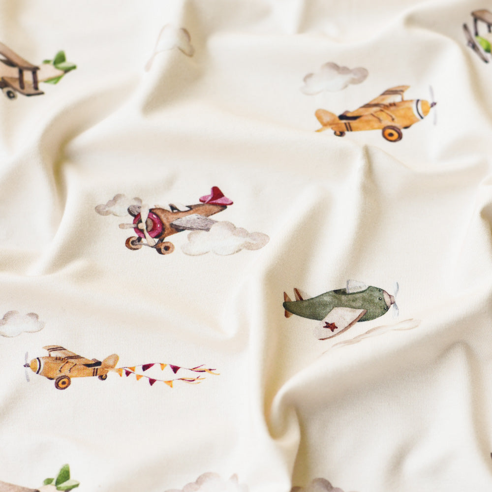 Überflieger hell (Flugzeug) | Jersey & French Terry (BIO)