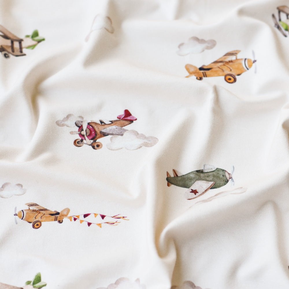 Überflieger hell (Flugzeug) | Jersey & French Terry (BIO)