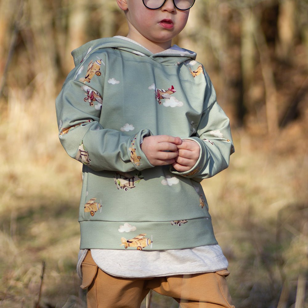 Überflieger dunkel (Flugzeug) | Jersey & French Terry (BIO)