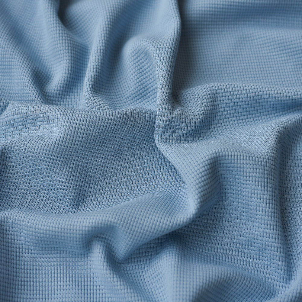Waffeljersey | Dusty Blue