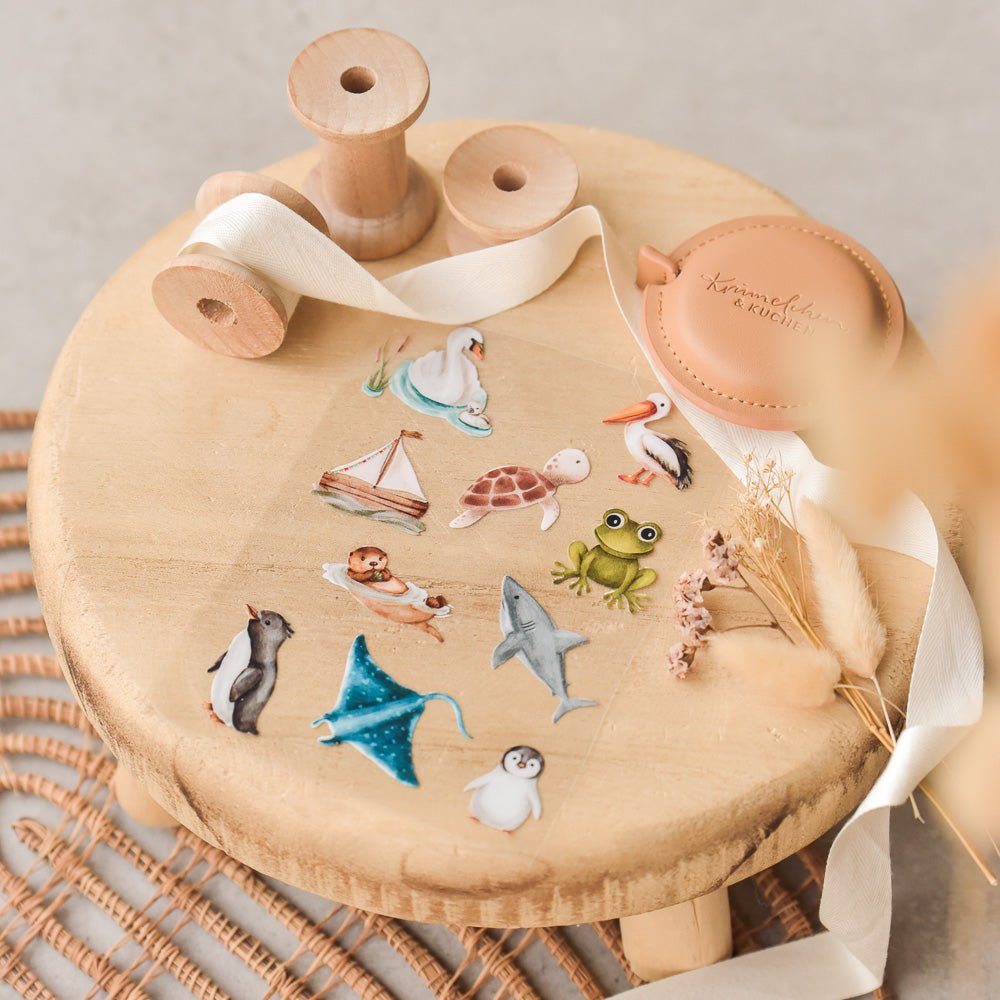 Rub-On-Sticker | Wassertiere