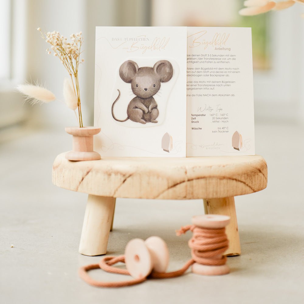 Bügelbild | Mika (Maus)