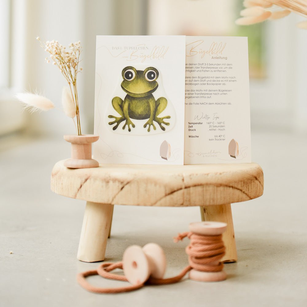 Bügelbild | Quentin (Frosch)