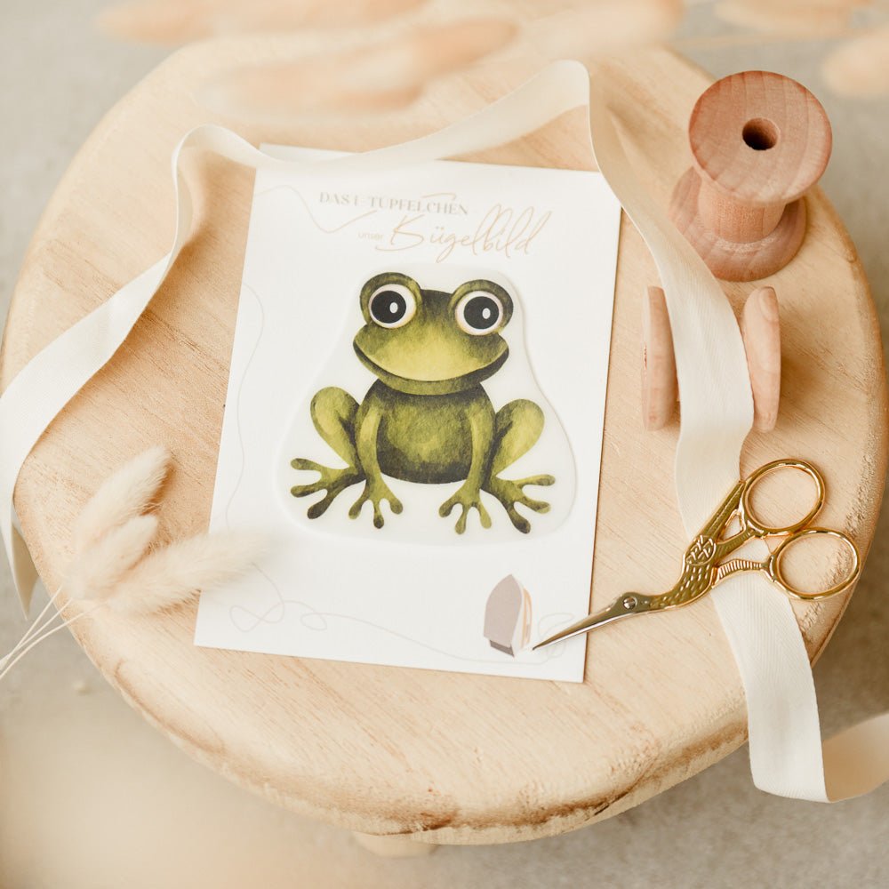 Bügelbild | Quentin (Frosch)