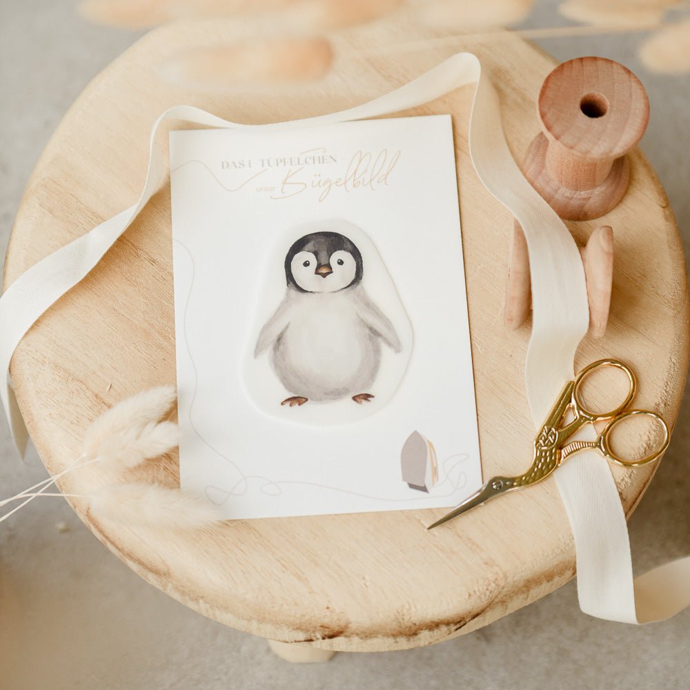 Bügelbild | kleiner Plitsch (Pinguin)