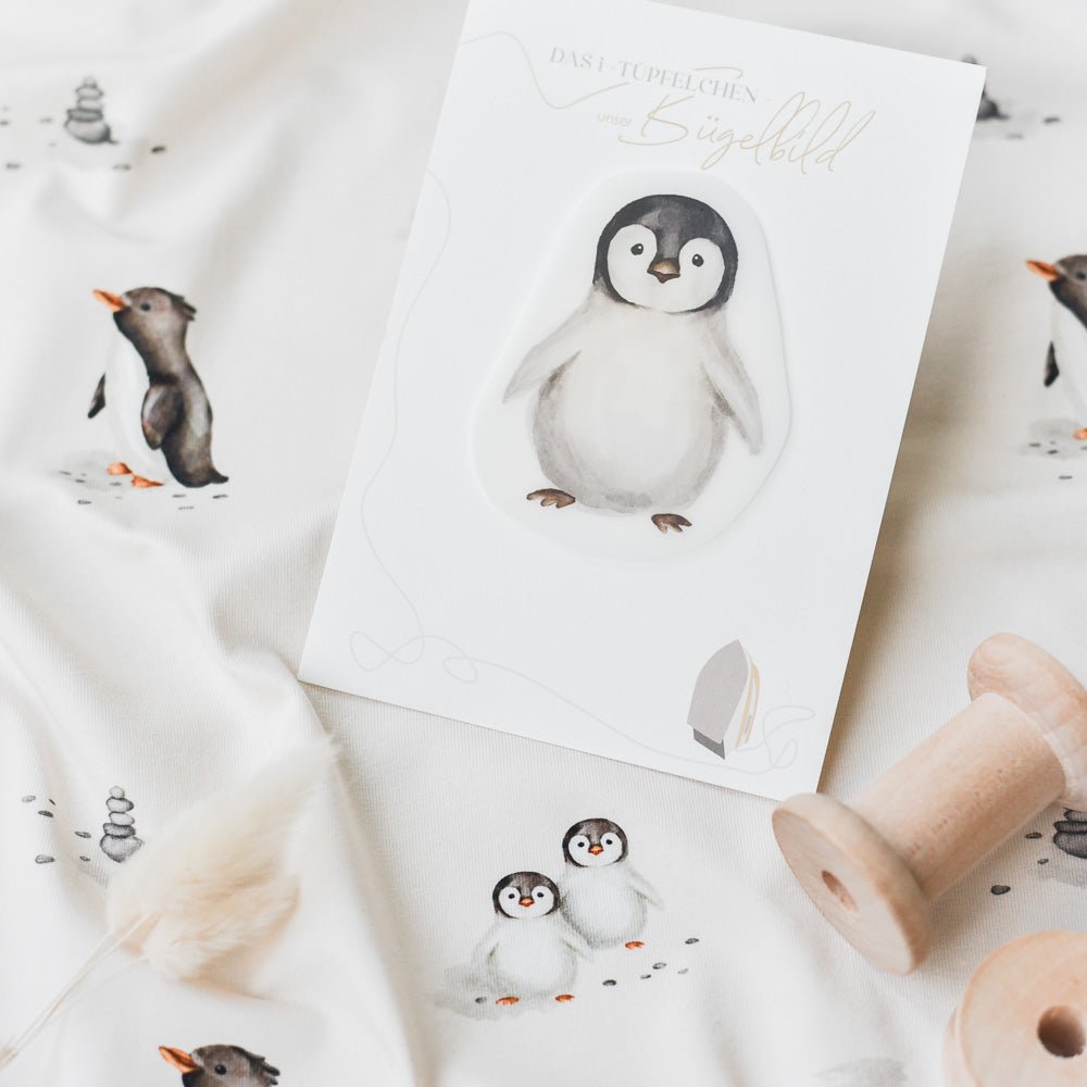 Bügelbild | kleiner Plitsch (Pinguin)