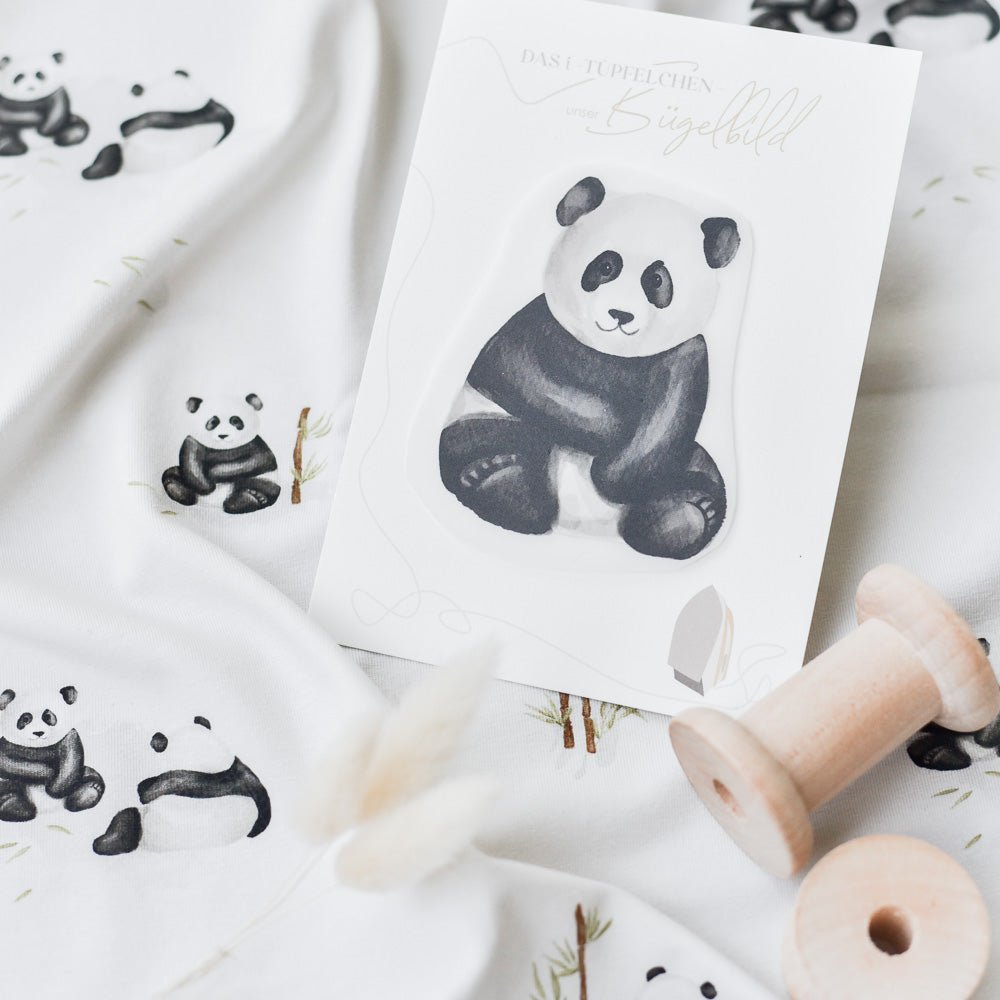 Bügelbild | Gisela ( Panda)