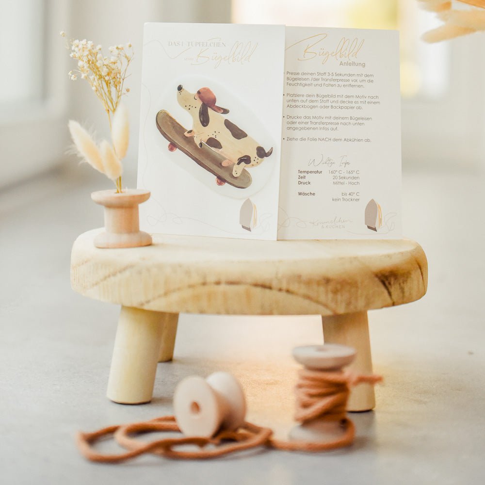 Bügelbild | Oskar (Hund)