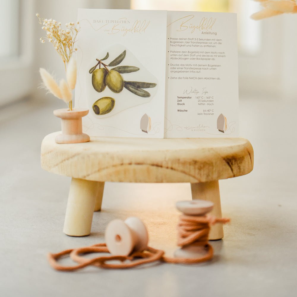 Bügelbild | Oliventraum