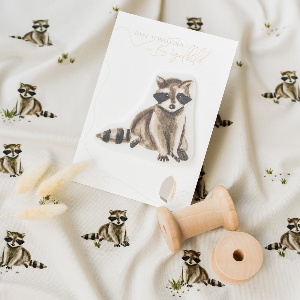 Bügelbild | Pauli (Waschbär)