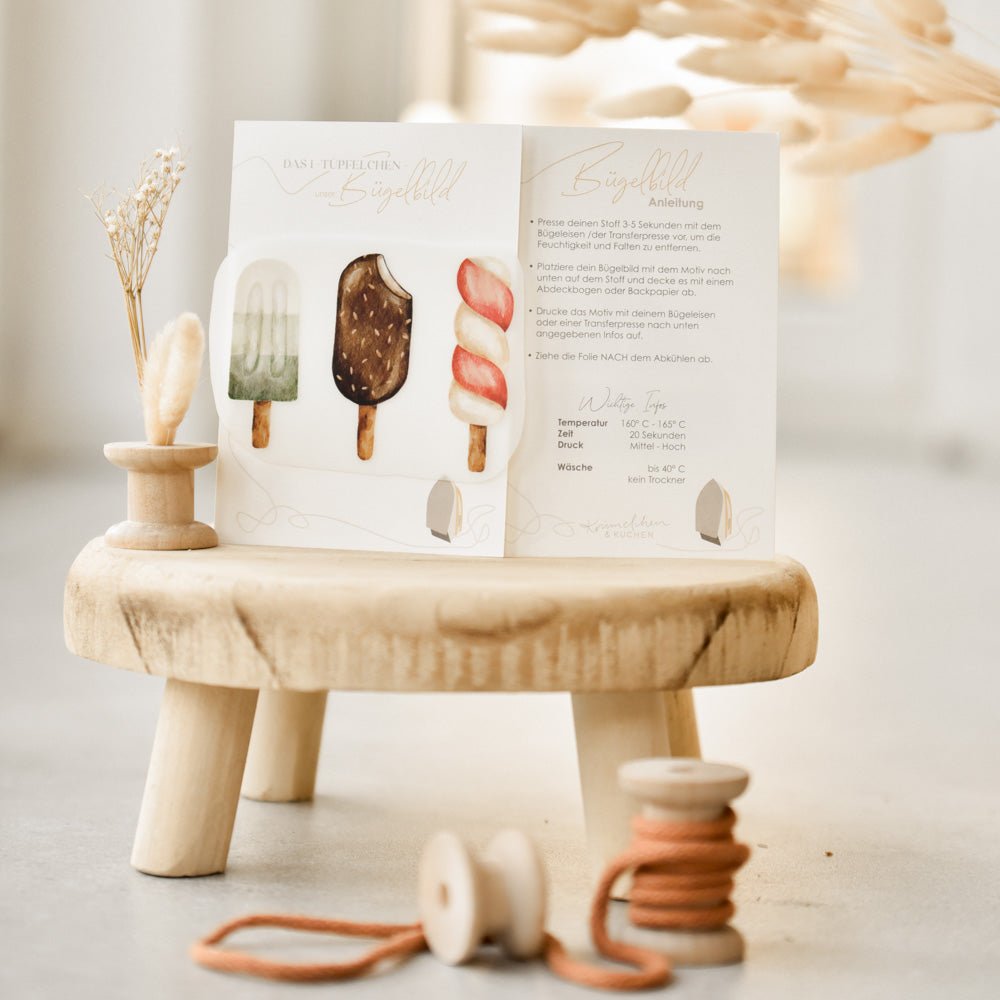 Bügelbild | Stielecht (Eis)