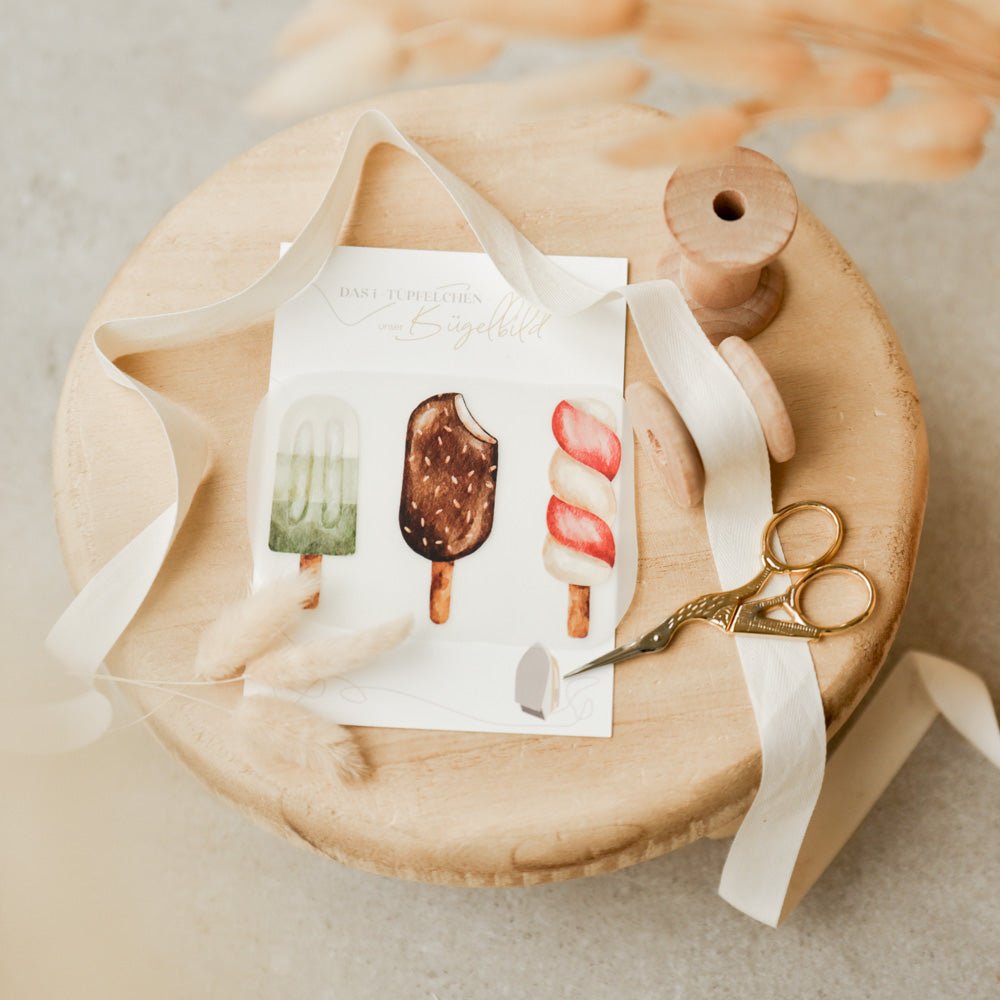 Bügelbild | Stielecht (Eis)