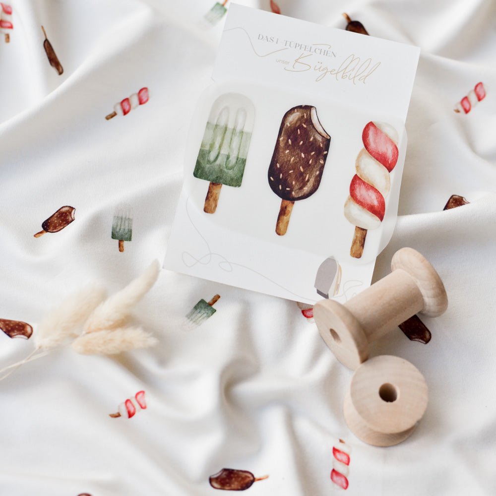 Bügelbild | Stielecht (Eis)