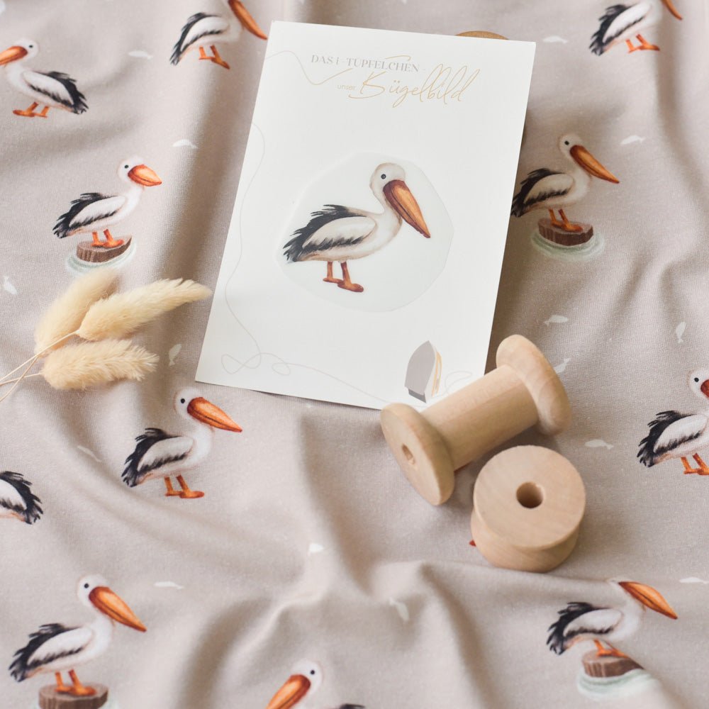 Bügelbild | Pepe (Pelikan)