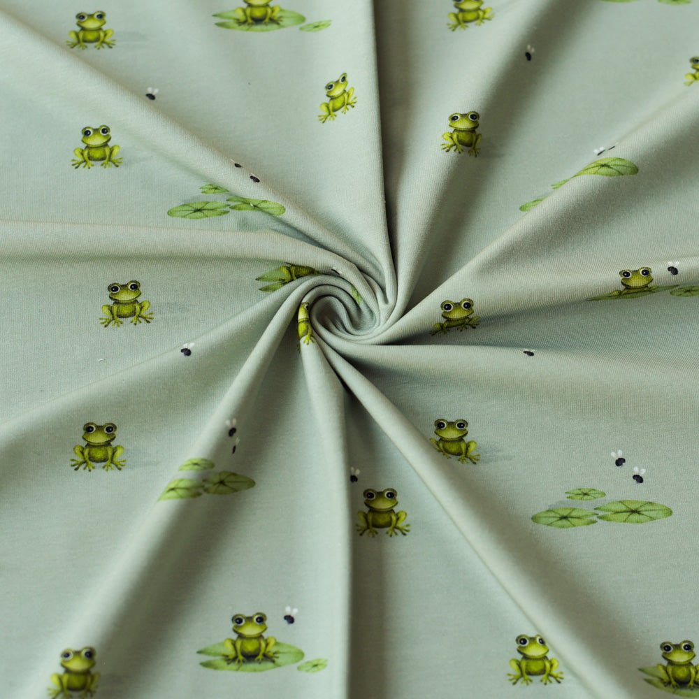 Quentin der Quakige dunkel (Frosch) | Jersey  &  French Terry (BIO)