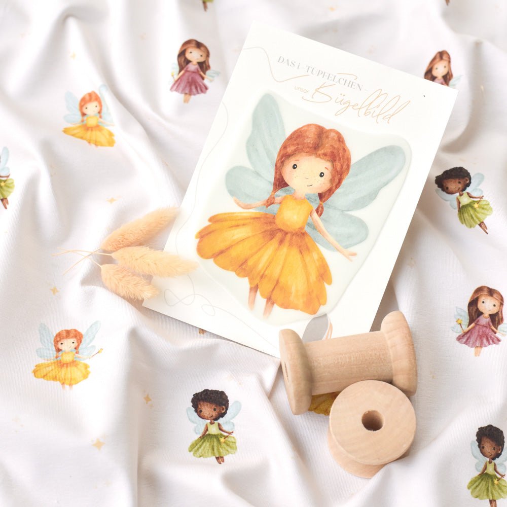 Bügelbild | Wunschfunkeln gelb (Fee)