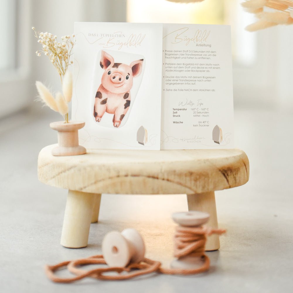 Bügelbild | Horsti (Schwein)
