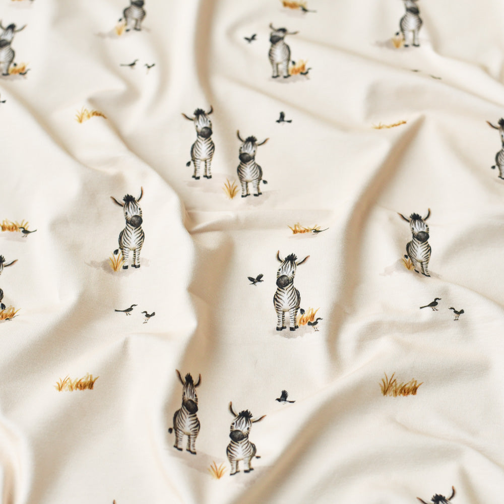 Zilo Zebrino hell (Zebra) | Jersey & French Terry (BIO)