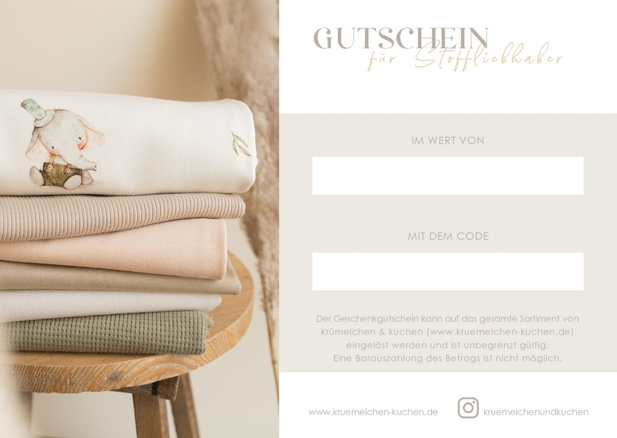 Gutschein - Digital