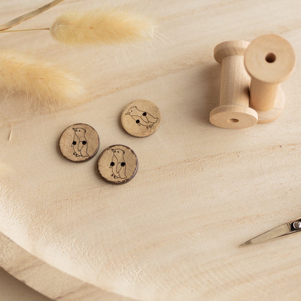 Kokosknopf | großer Platsch