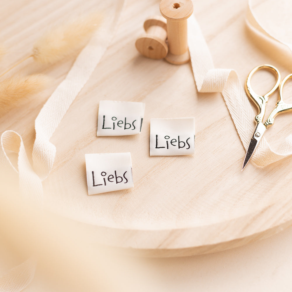 Weblabel | Liebs - schwarz/weiß