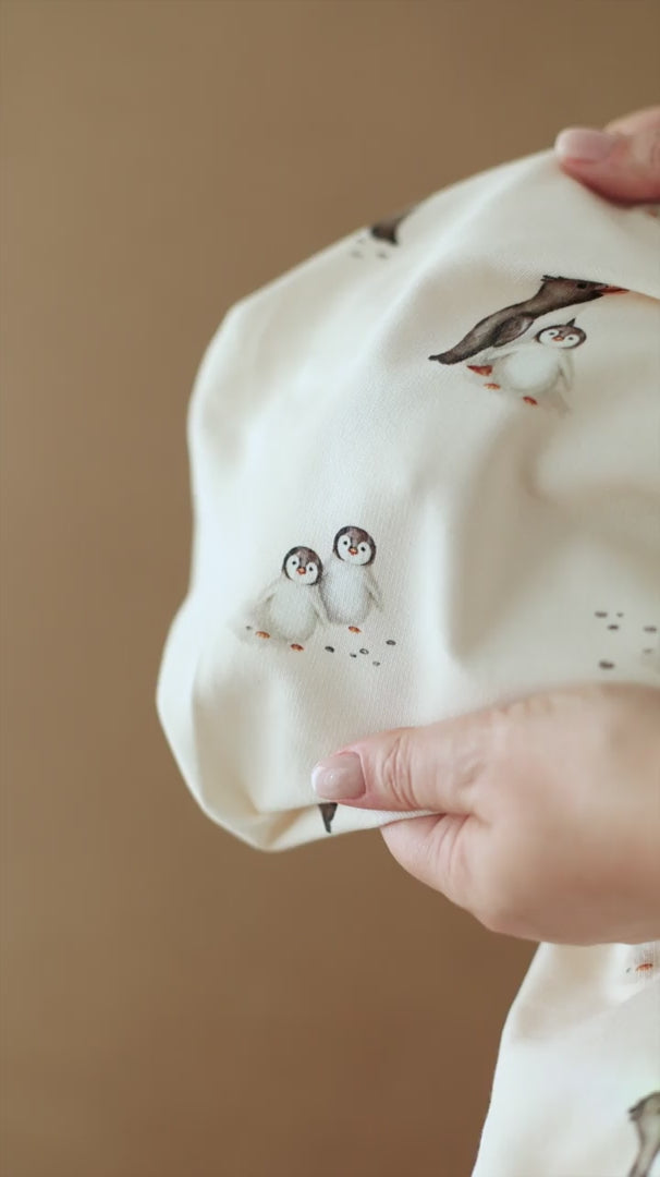 Plitsch & Platsch hell (Pinguin) | Jersey  &  French Terry (BIO)