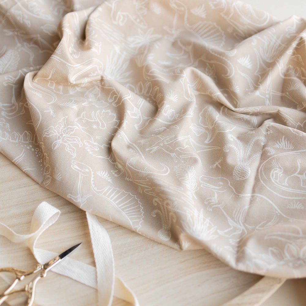 Dinomania dunkel | Jersey & French Terry (BIO)