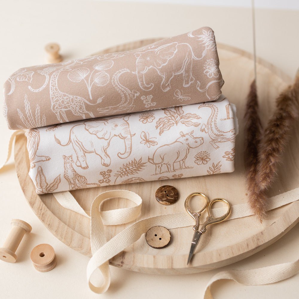 Safarimania dunkel  | Jersey & French Terry (BIO)