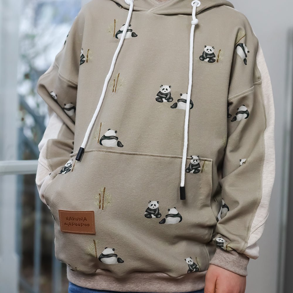 Gisela die Gemütliche dunkel (Panda) | Jersey & French Terry (BIO)