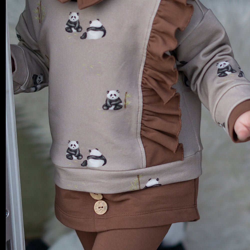 Gisela die Gemütliche dunkel (Panda) | Jersey & French Terry (BIO)