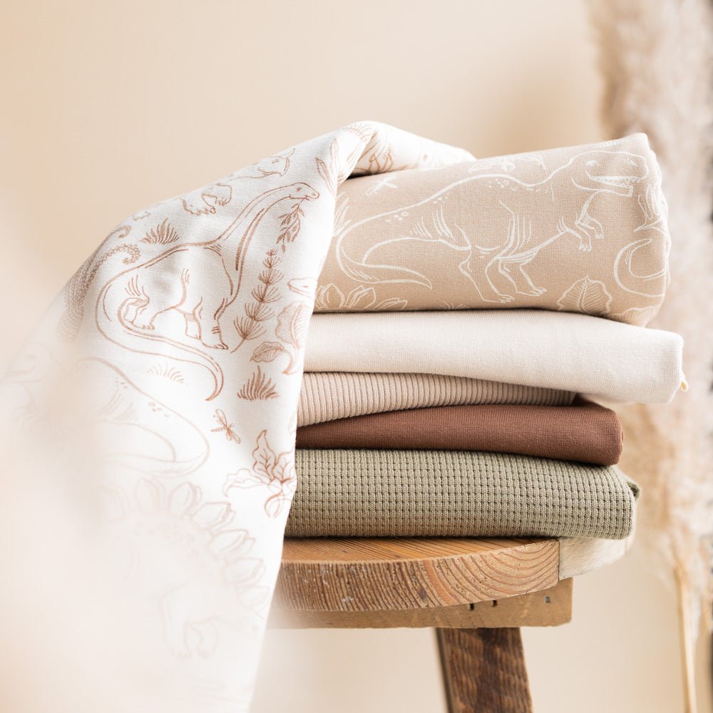 Dinomania dunkel | Jersey & French Terry (BIO)