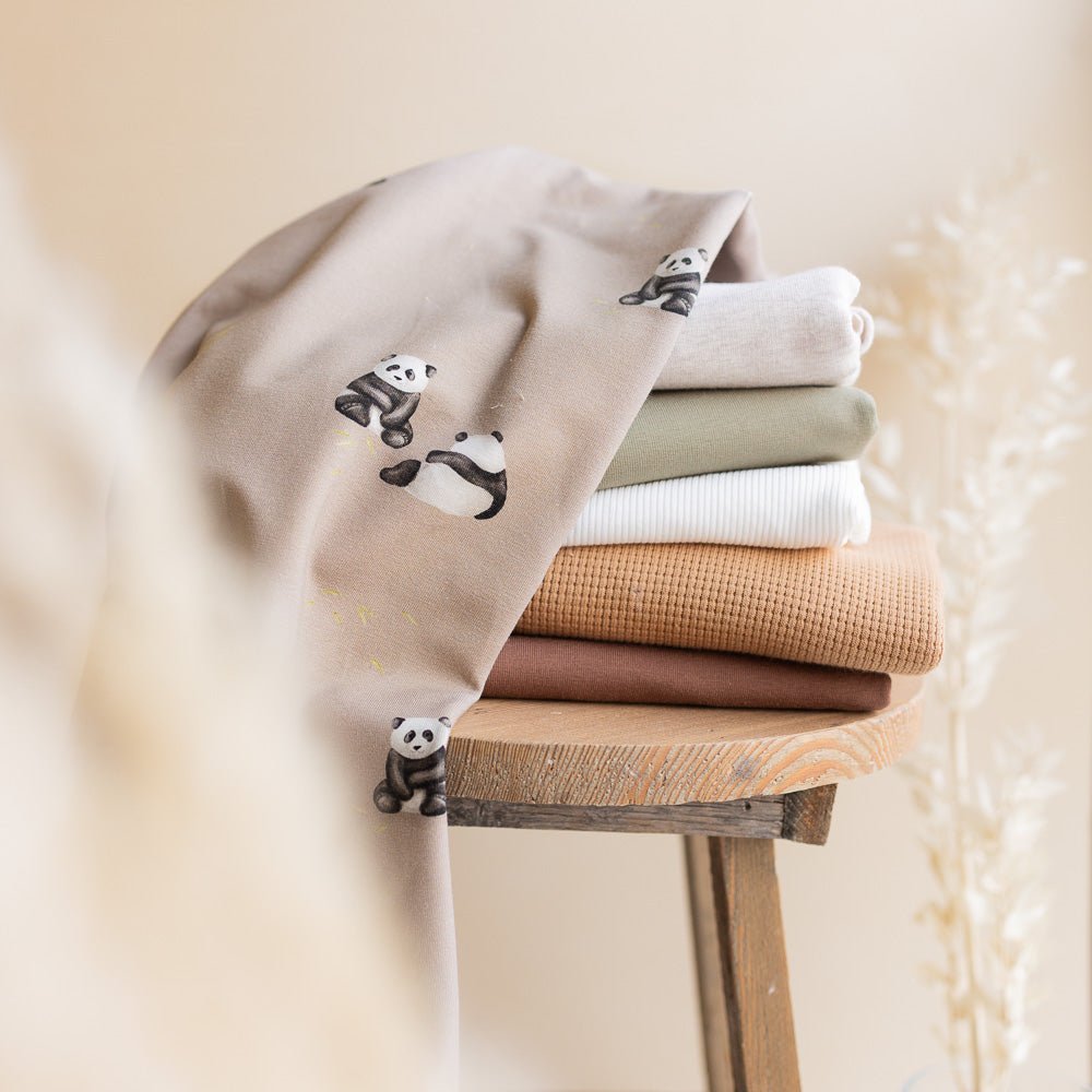 Gisela die Gemütliche dunkel (Panda) | Jersey & French Terry (BIO)