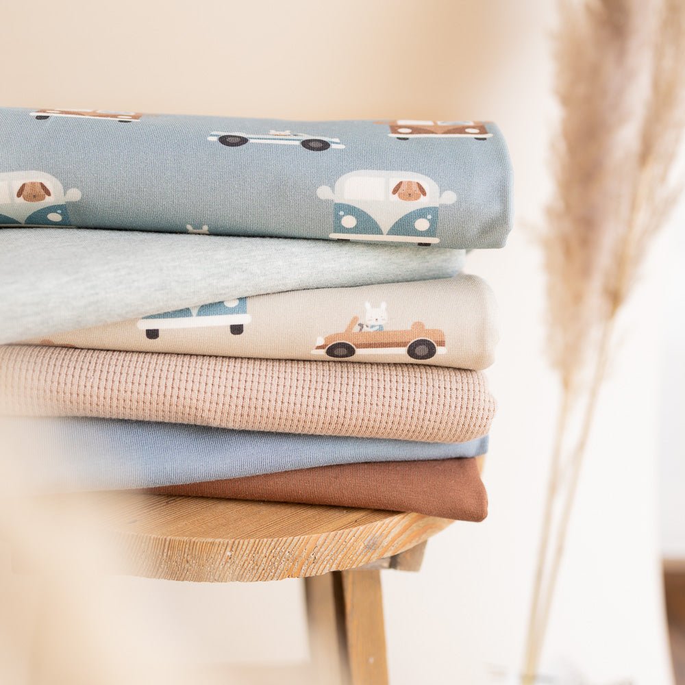 Little Traffic Blue | Jersey & French Terry (BIO)