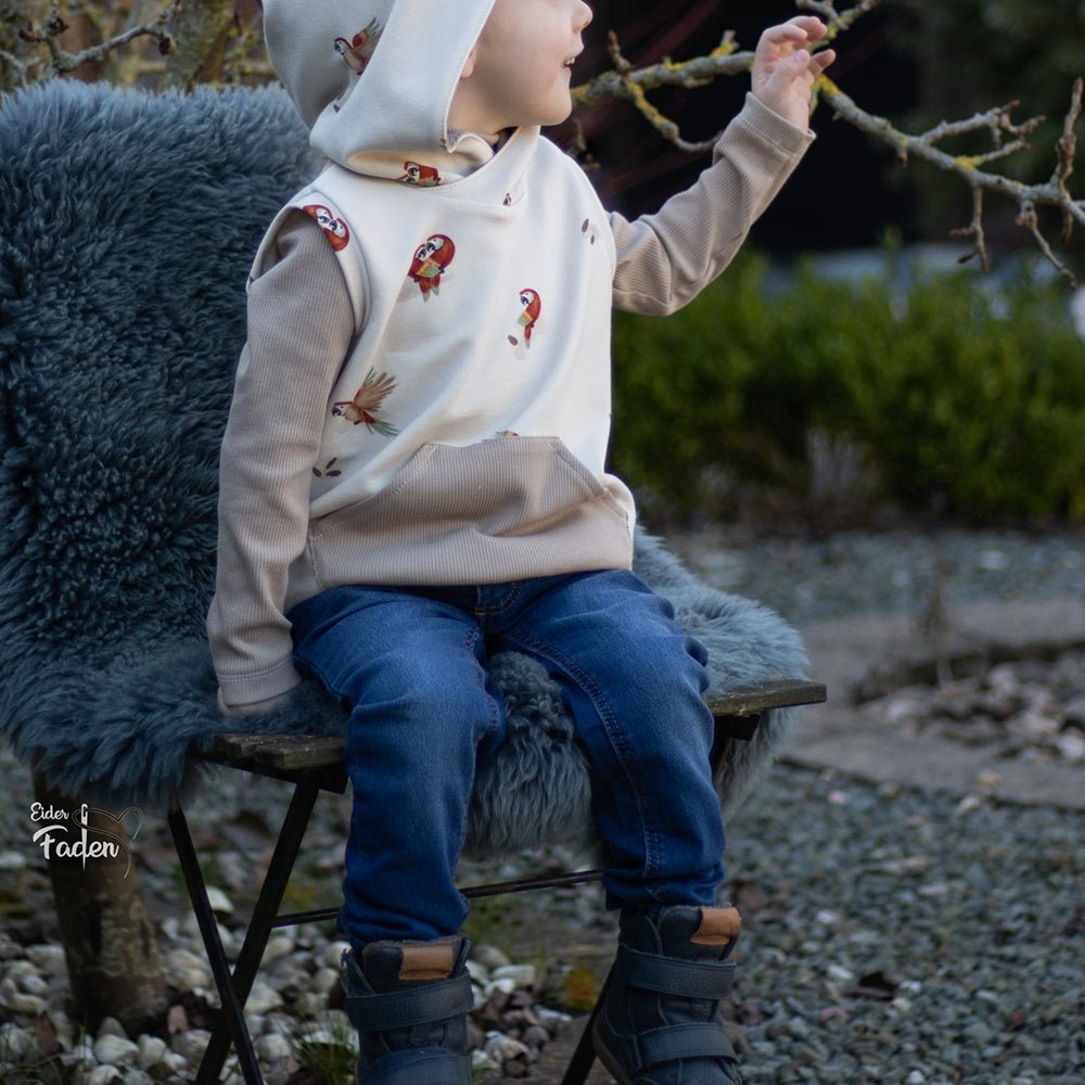 Piet Plapperschnabel hell (Papagei) | Jersey  &  French Terry (BIO)