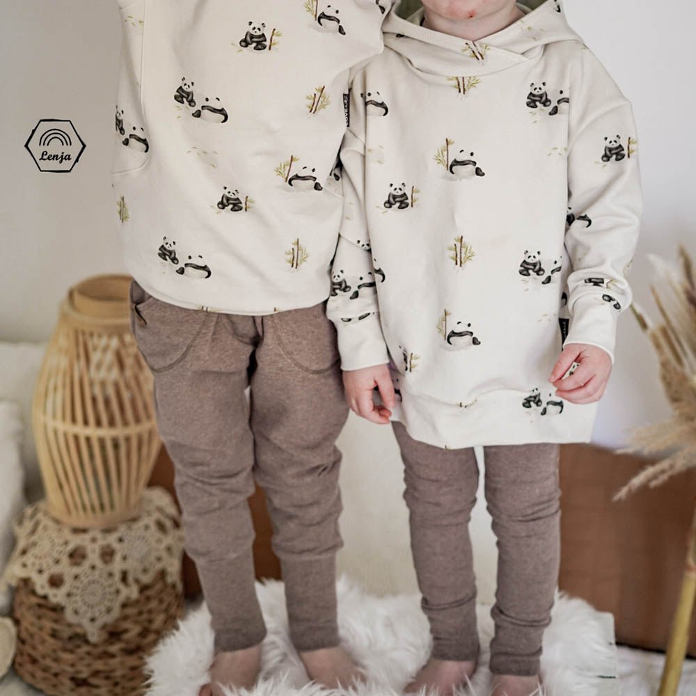 Gisela die Gemütliche hell (Panda) | Jersey & French Terry (BIO)