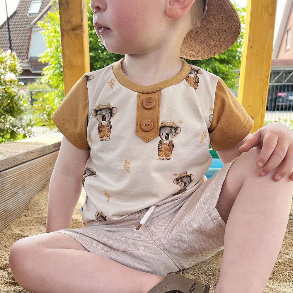 Hucklbärli hell (Koala) | Jersey & French Terry (BIO)