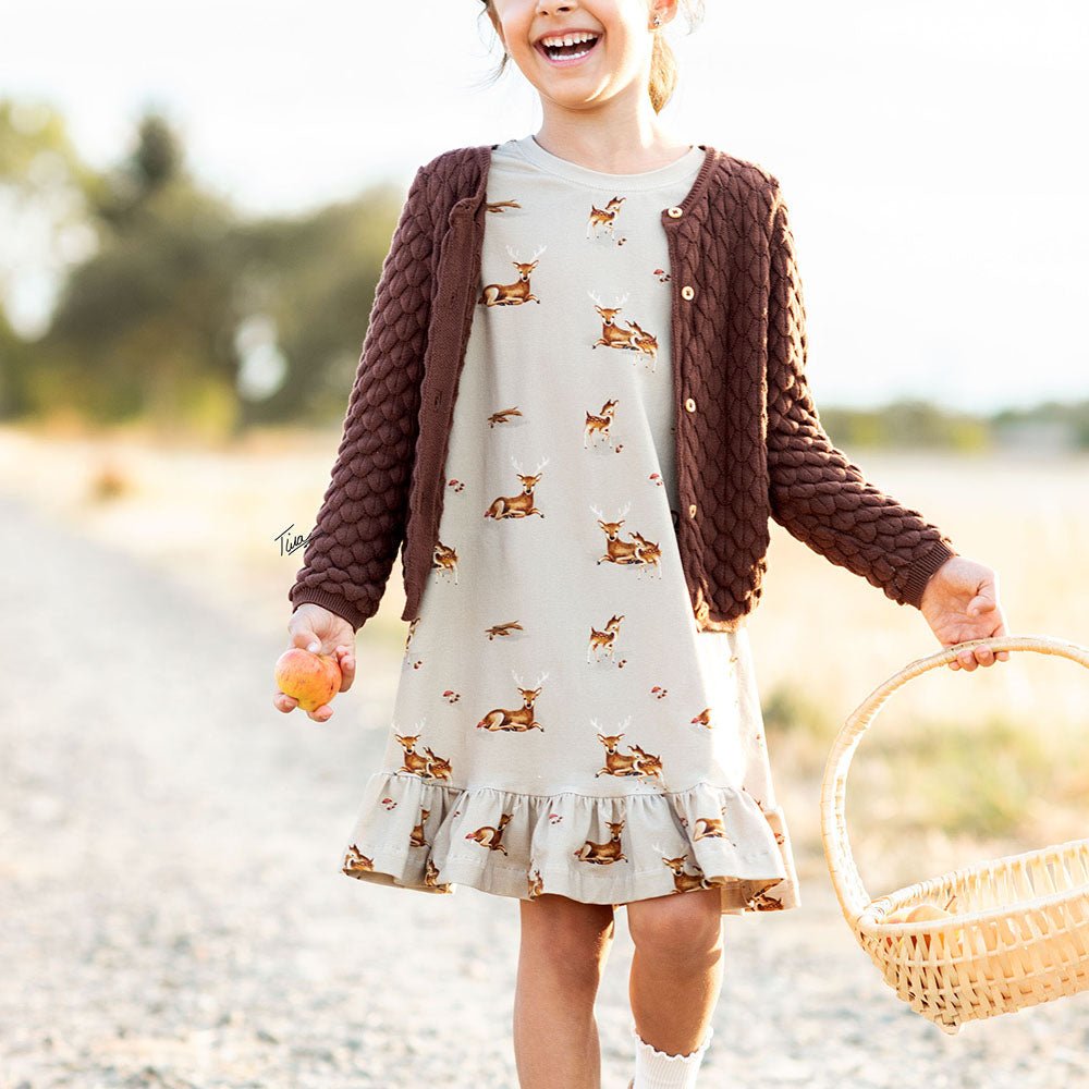 Hugo Hüter des Waldes dunkel (Hirsch) | Jersey & French Terry (BIO)