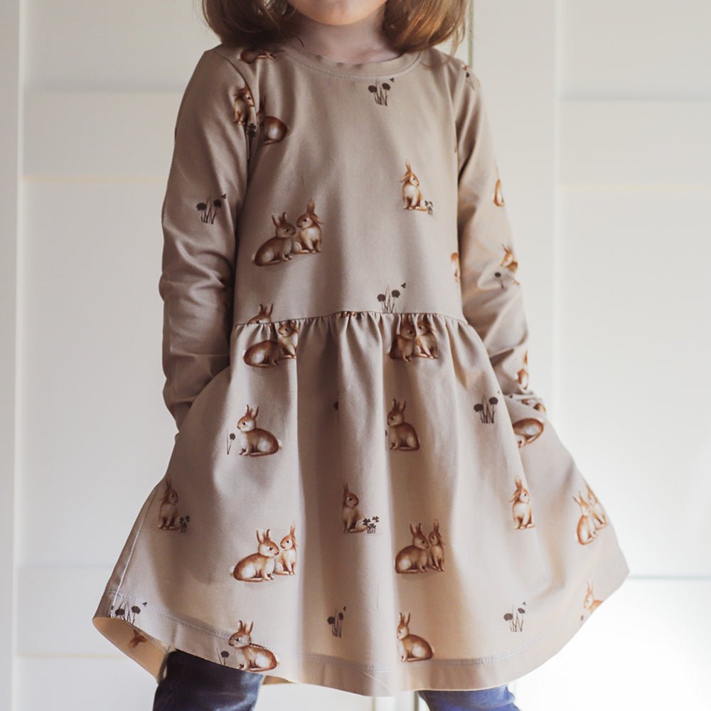 Lotta Langohr dunkel (Hase) | Jersey & French Terry (BIO)