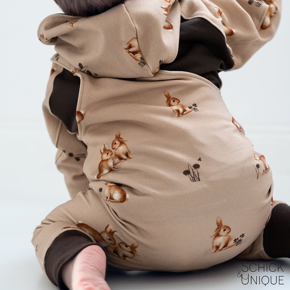 Lotta Langohr dunkel (Hase) | Jersey & French Terry (BIO)