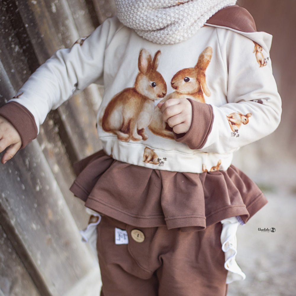 Lotta Langohr hell (Hase) | Jersey & French Terry (BIO)